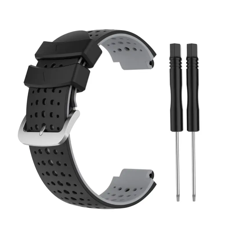 Ремешок силиконовый для Garmin Forerunner220 230 235 620 630 735XT мягкий спортивный браслет