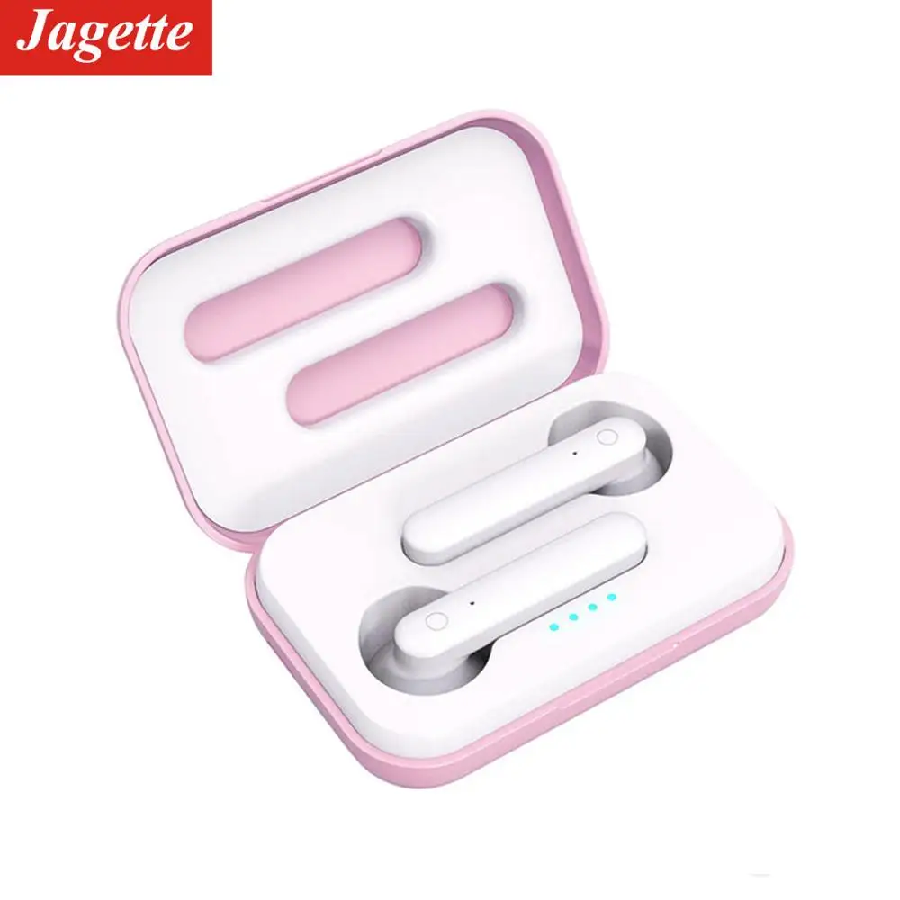 JAGETTE TWS беспроводные наушники Bluetooth 5 0 гарнитуры рабочее время 4 часа сенсорные с