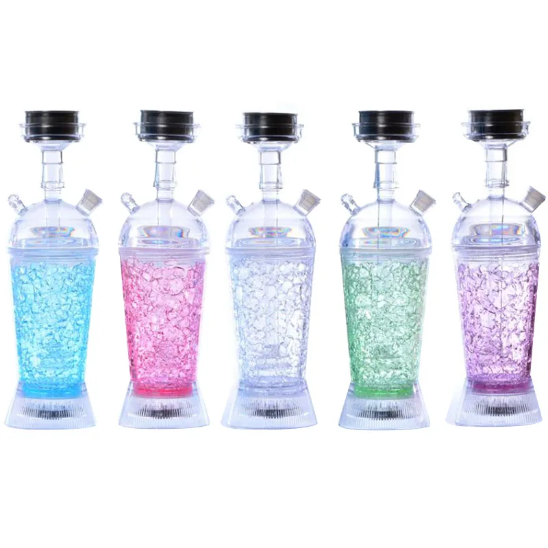 SY высокое качество Портативный светодиодный светильник из акрила для кальяна