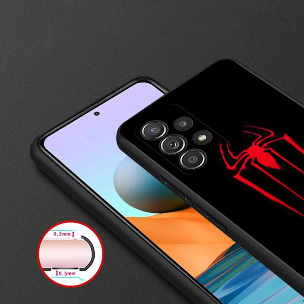 Case For Samsung Galaxy A51 A71 A41 A31 A11 A01 A72 A52 A42 A32 A22 A21s A02s A12 A02 4G 5G Cover Shell Marvel little Spider-Man