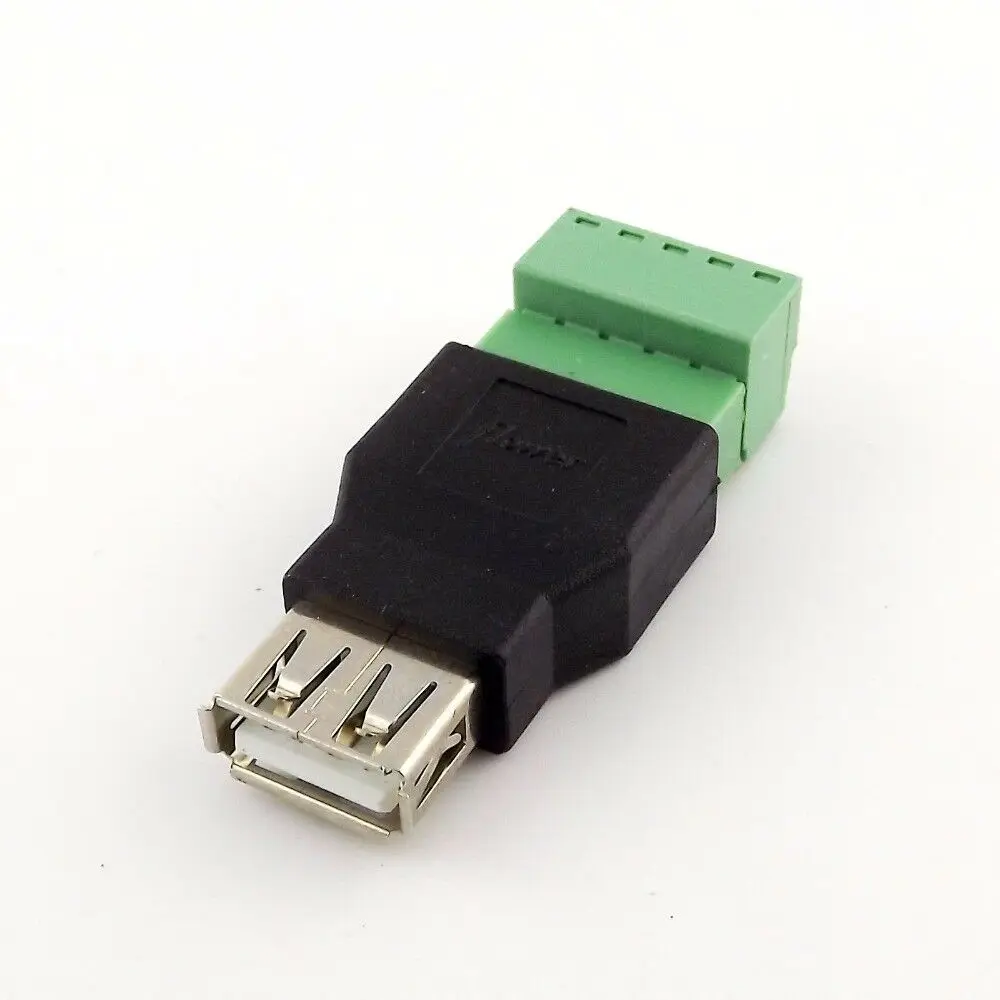 

USB 2,0 Тип Женский до 5 Pin винт с щит терминала разъем адаптера