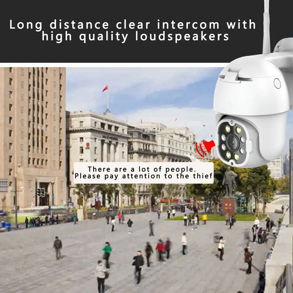 

4MP 2.5inch WIFI IP Camera Outdoor Ai Humanoid Detect Wireless Speed Dome Audio Auto Tracking Home Security Surveillance Camera