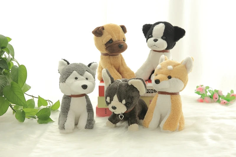 

1pc 20cm Cute Shiba Inu Dog Plush Toy Stuffed Soft Animal Doll Kids Baby Kawaii Toy Children Puppy Dog Children Birthday Gift