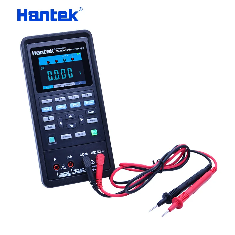 Hantek Осциллограф+ генератор сигналов+ мультиметр Автомобильный USB 2 канала 40 МГц 70 МГц 250MSa/S цветной ЖК-дисплей инструменты