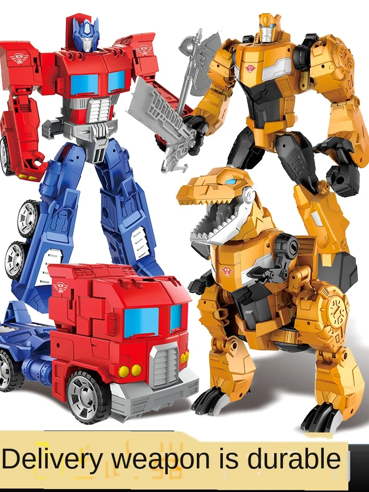 Игрушка трансформер из сплава в виде динозавра робот King Kong Bumblebee автомобиль паук