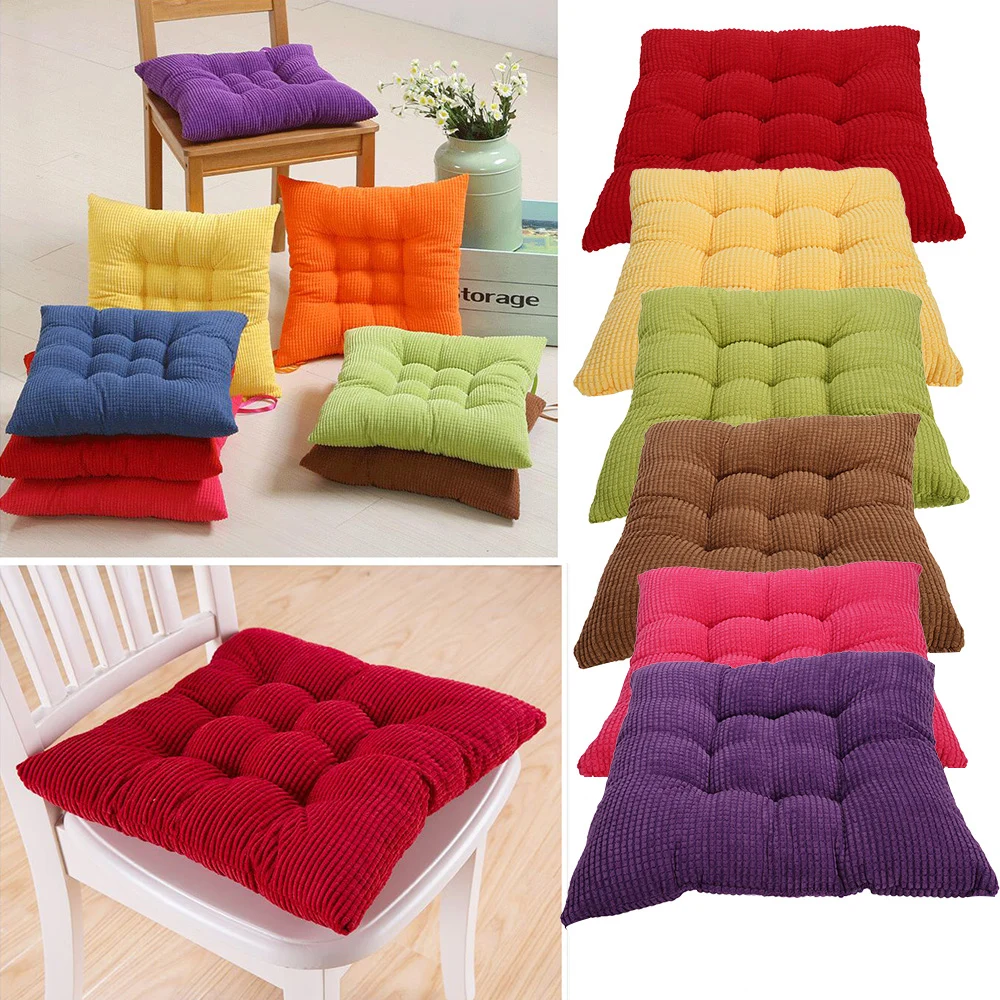 Квадратная подушка для стула утолщенная сиденья обеденного патио домашнего