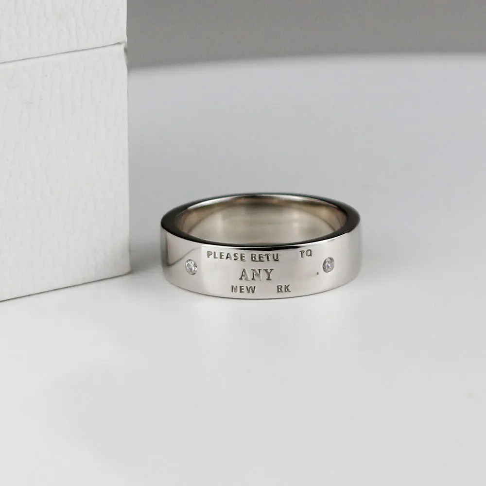 kt real925 rings 11 logo high quality classic shining t new yor rings tif luxury jewelry brand woman 2021 new hot sale free global shipping