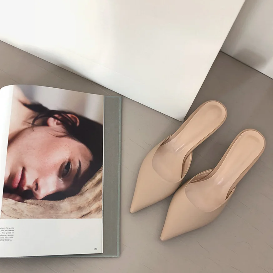 COWCOM/пикантные туфли лодочки с острым носком из органической кожи женская обувь