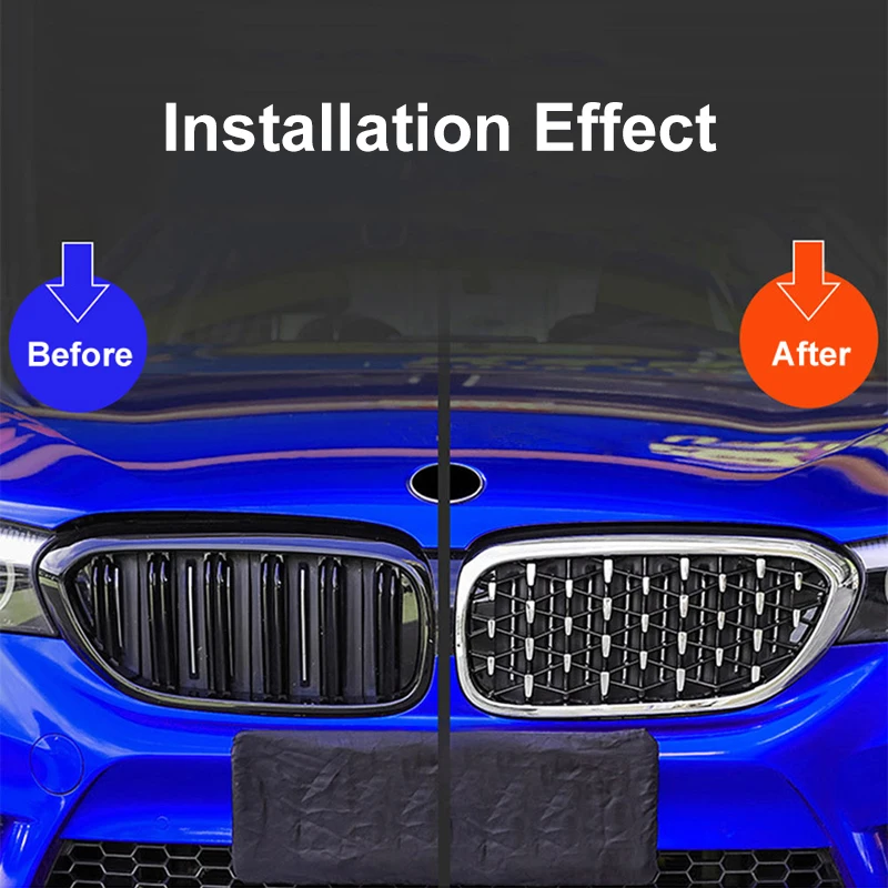 Хромированные решетки для почек передний бампер в стиле метеора BMW 3 серии F30 F35 F31