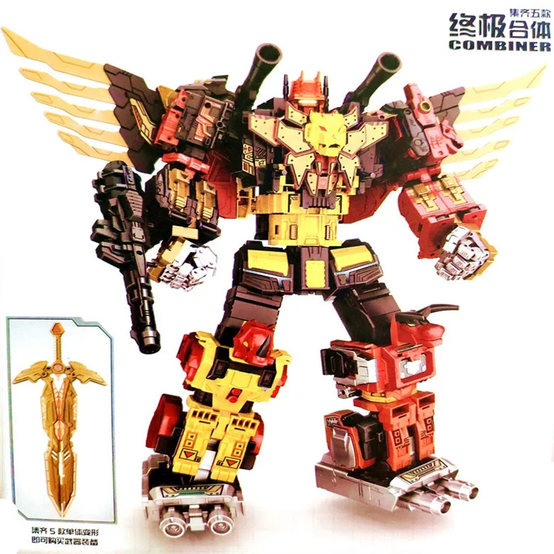 Трансформация большой размер 5 в 1 predaking фигурка игрушки | Игрушки и хобби