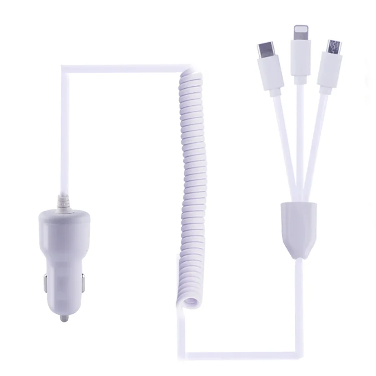 QC3.0 2.4A LED дисплей двойное автомобильное зарядное устройство Usb универсальный