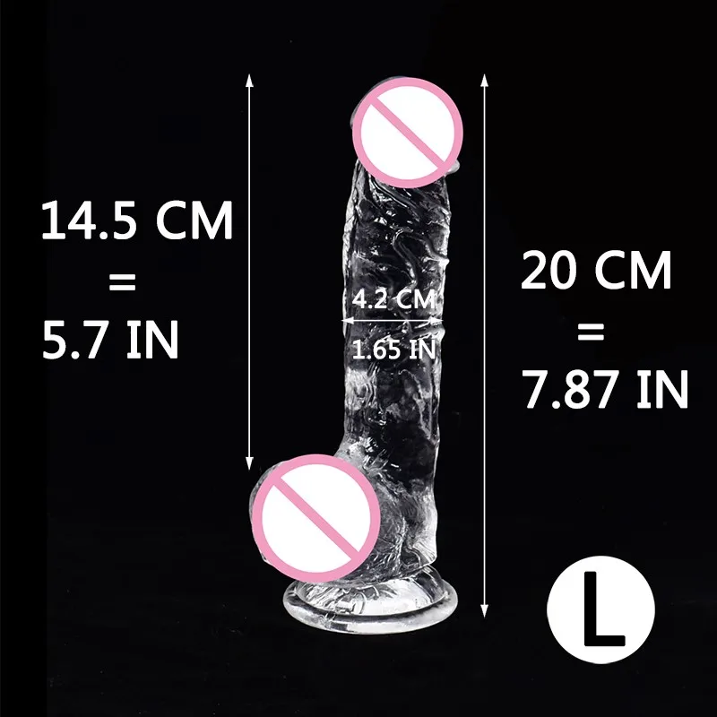 Мягкий желеобразный фаллоимитатор реалистичный мастурбатор пенис оргазм