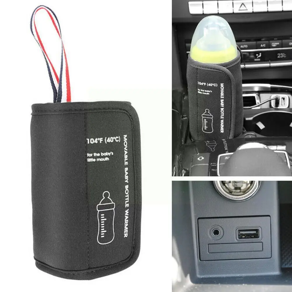 

Usb-сумка для подогрева бутылочек, термогрелка для молока с постоянной температурой, портативный дорожный Регулируемый подогреватель молок...