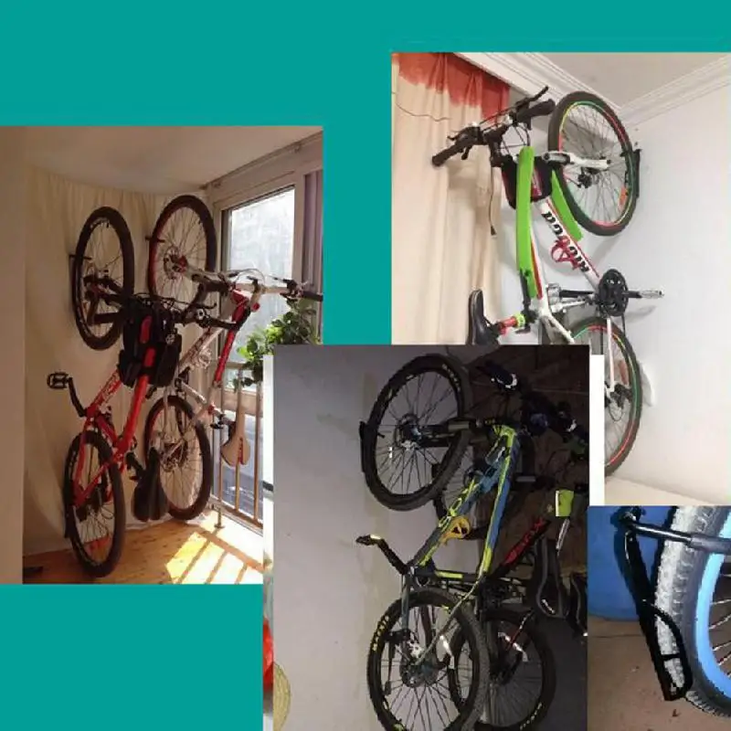 Велосипедные аксессуары стальная настенная подставка держатель для велосипеда