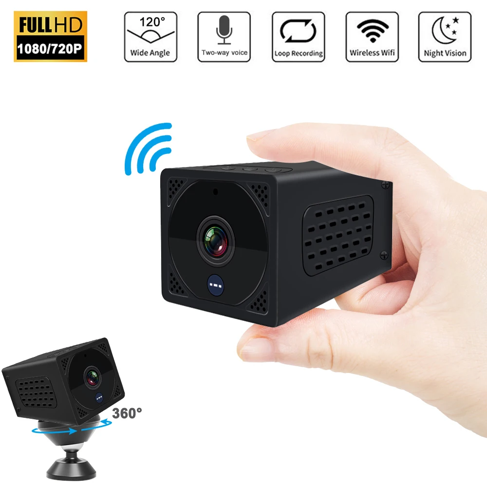 Мини ip-камера 1080P камера HD видеокамера датчик ночного видения WIFI удаленный