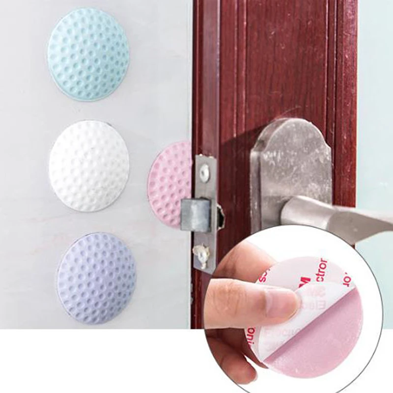 

1Pc Thickening Mute Door Fenders Rubber Fender The Handle Door Lock Protective Pad Door Stopper Wall Stick Anti-collision Pad