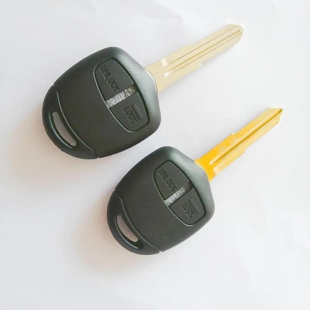 Чехол для дистанционного ключа с логотипом и 2 кнопками MITSUBISHI Lancer EVO Colt Outlander Mirage