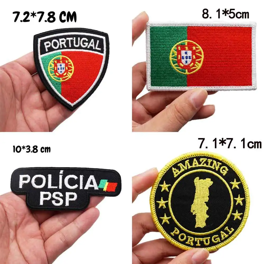 

PORTUGAL POLICIA PSP FLAG Embroidered PATCH with hook backing