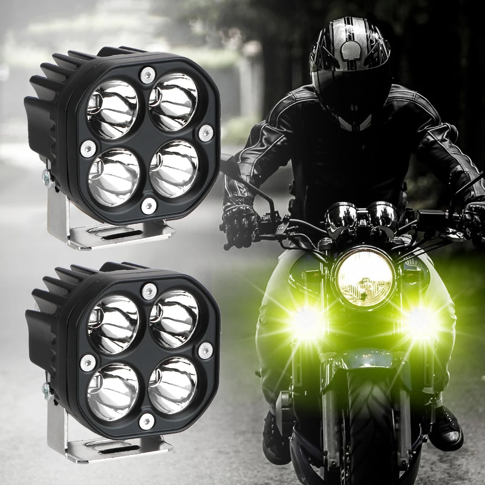 1 шт., светодиодсветильник фасветильник для мотоцикла, 12 В, 24 В, 3 дюйма от AliExpress WW