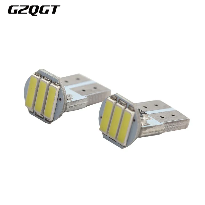10x Автомобильный Свет T10 3smd 7020 светодиодные лампы для чтения зазор Автомобильные