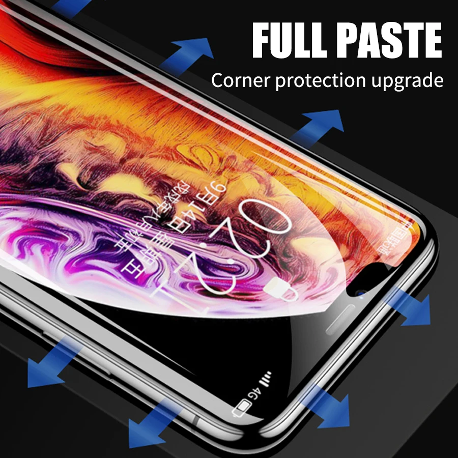 Защитная пленка на весь экран для Sony Xperia 5 XZ4 XA3 1 10 II 2 XZ3 XZ XZ2 Premium XZ1 Compact XA2 Plus