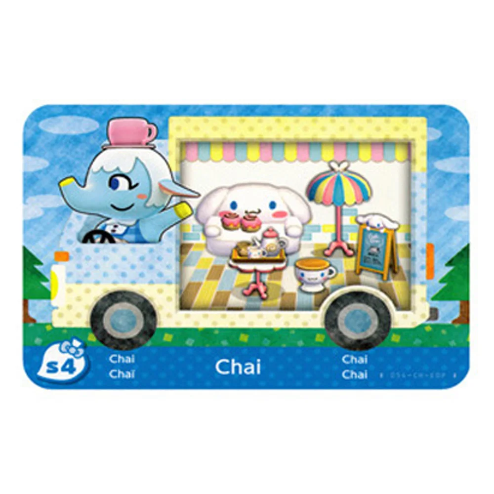 

Pkapka leaf animal crossing Sanrioed X Whole S1~S6 Card Amxxbo NFC Ntag215 Tag card For NS Switch Amibo card