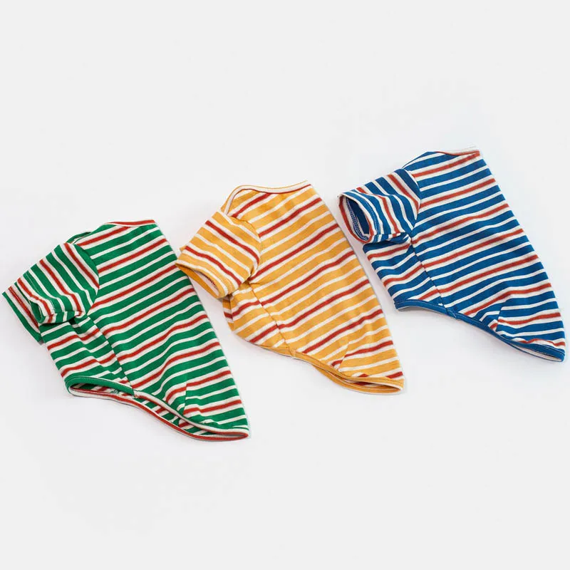 Классическая одежда для собак полосатая рубашка домашних питомцев маленьких и