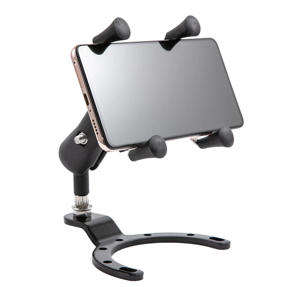 

For HONDA CBF190R CBF190X CBR650F CBR600RR VFR for KAWASAKI Motorcycle Gas Tank Cap Mount Adjustable Phone Bracket Holder Stand