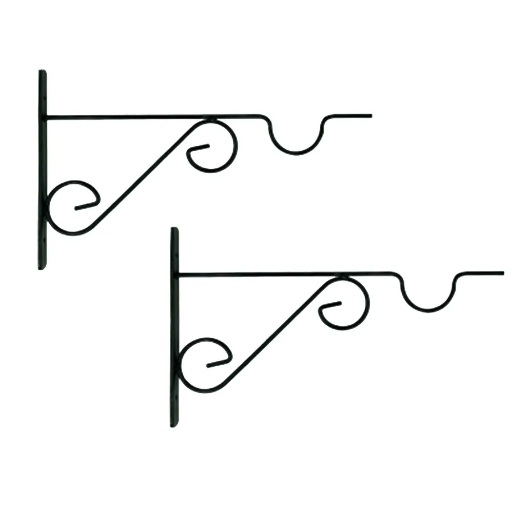 

Iron Hook Lantern Metal Outdoor Plant Rack Retro Basket Wall Decoration