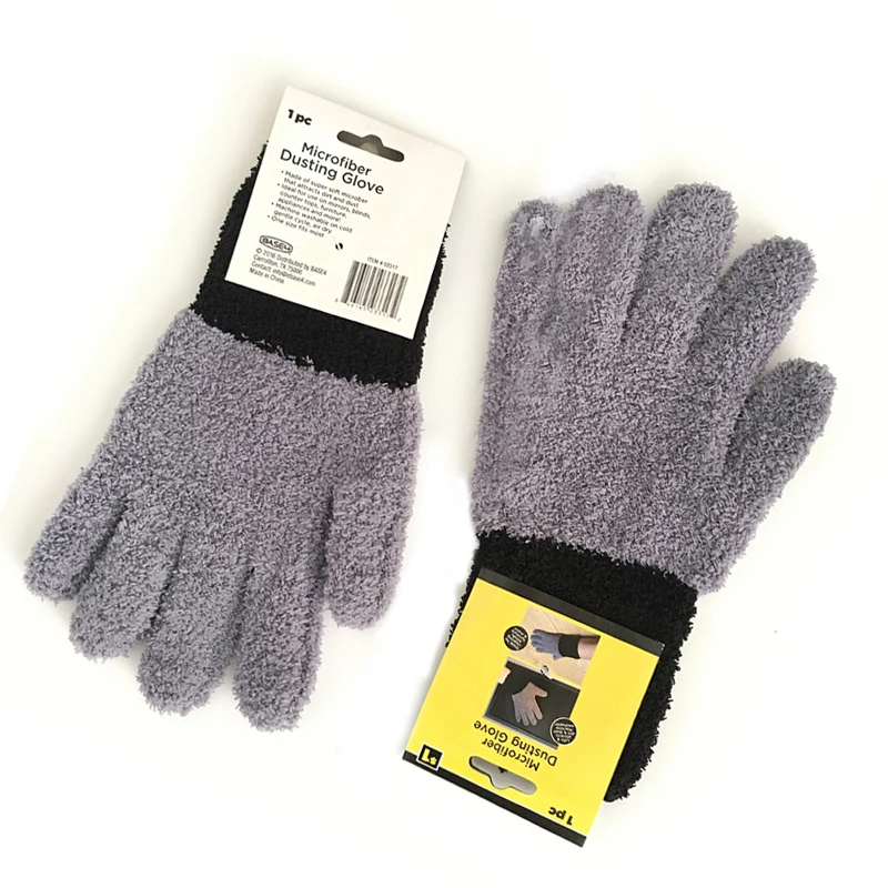 Коралловые бархатные вязаные перчатки супер мягкая микрофибра Автомобильная