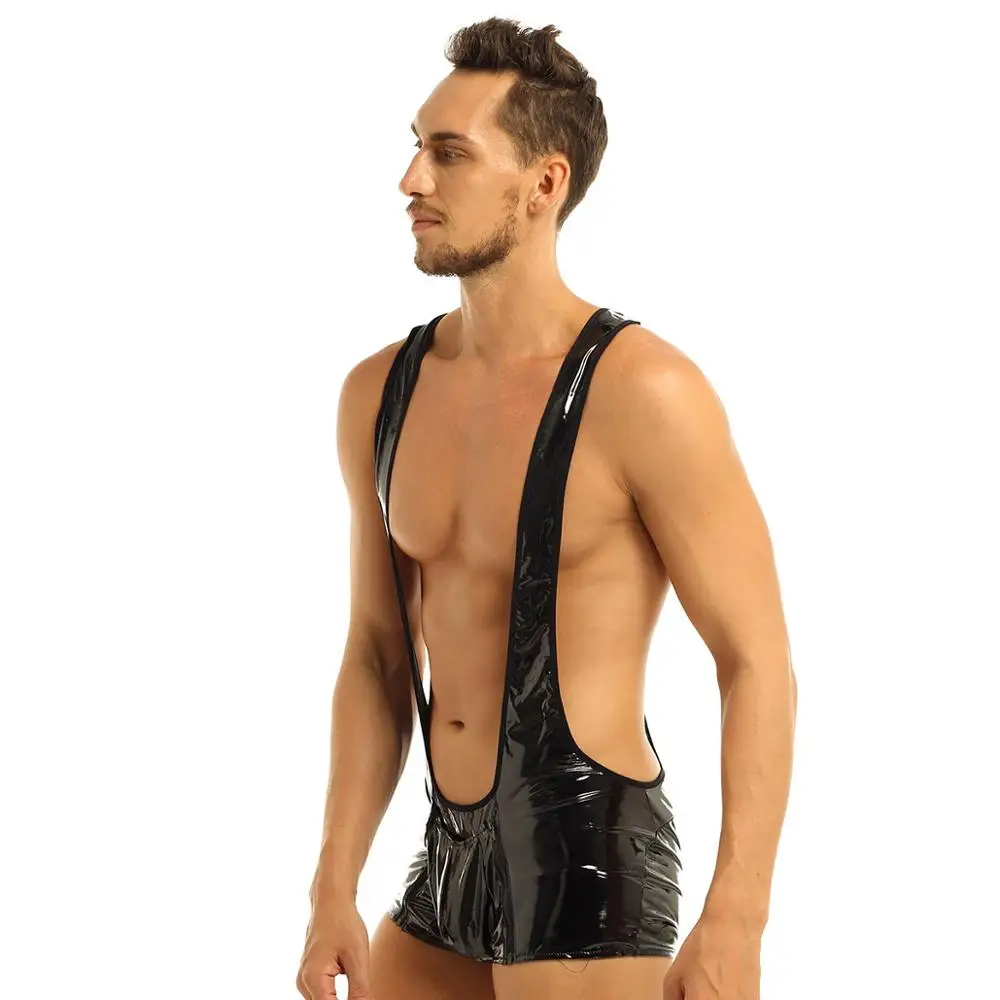 Сексуальное мужское нижнее белье Wetlook ночная вечеринка Клубная одежда костюмы из