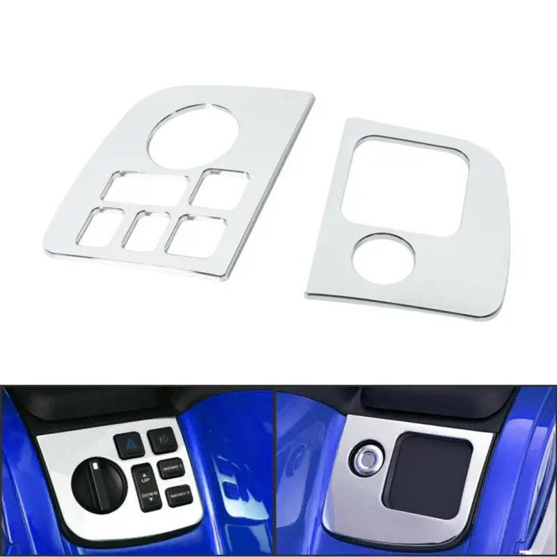 Мотоцикл хромированный контроль акцент обтекатель для Honda Goldwing 1800 GL1800 2001 2011 09