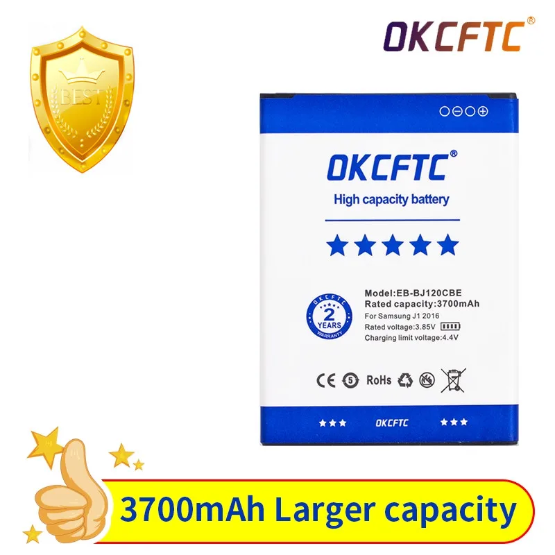 

Original Battery For Samsung Galaxy Express 3 J1 2016 SM-J120A SM-J120F SM-J120F/DS J120 J120h J120ds EB-BJ120CBE EB-BJ120CBU