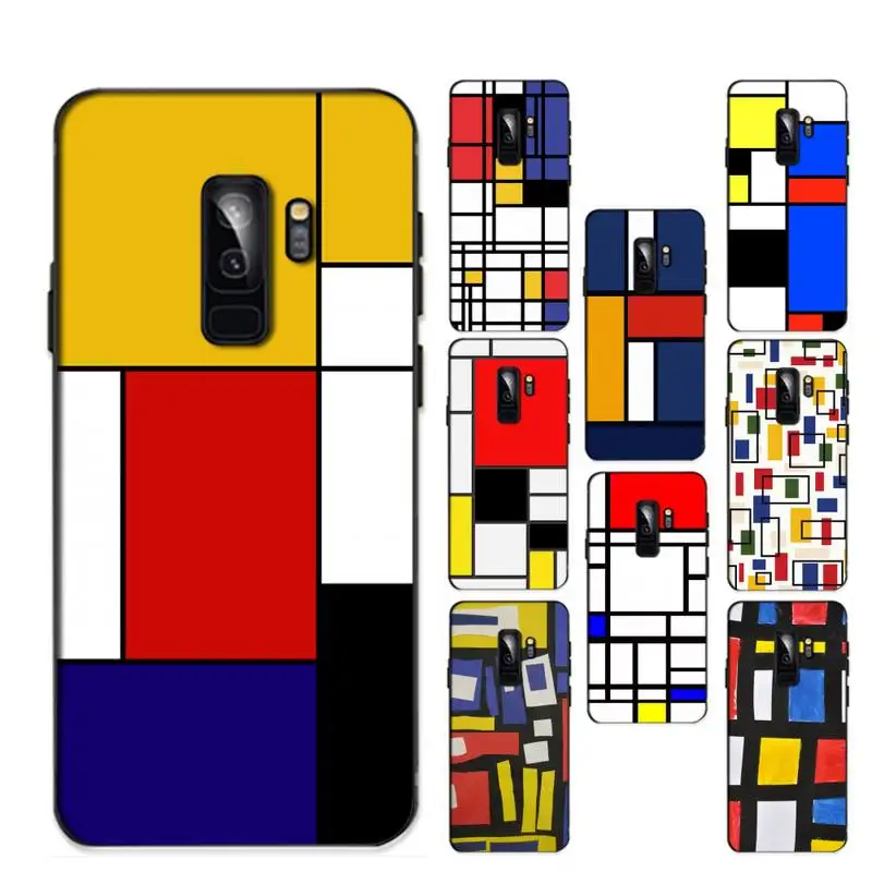 

Bauhaus style abstract piet mondrian Phone Case For Samsung Galaxy S20lite S21 S21ULTRA s20 s20plus for samsungS21plus 20UlTRA
