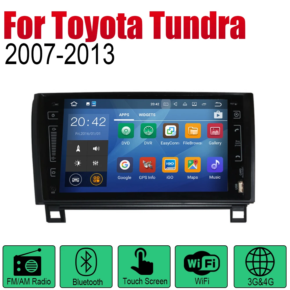 ZaiXi Android автомобильное радио стерео GPS навигация для Toyota Tundra/Sequoia 2007 ~ 2013 Bluetooth wifi 2din