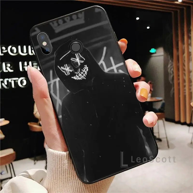 

Sad Faceless Phone Case For Xiaomi Redmi note 4 4X 8T 9 9s 10 K20 K30 cc9 9t pro lite max