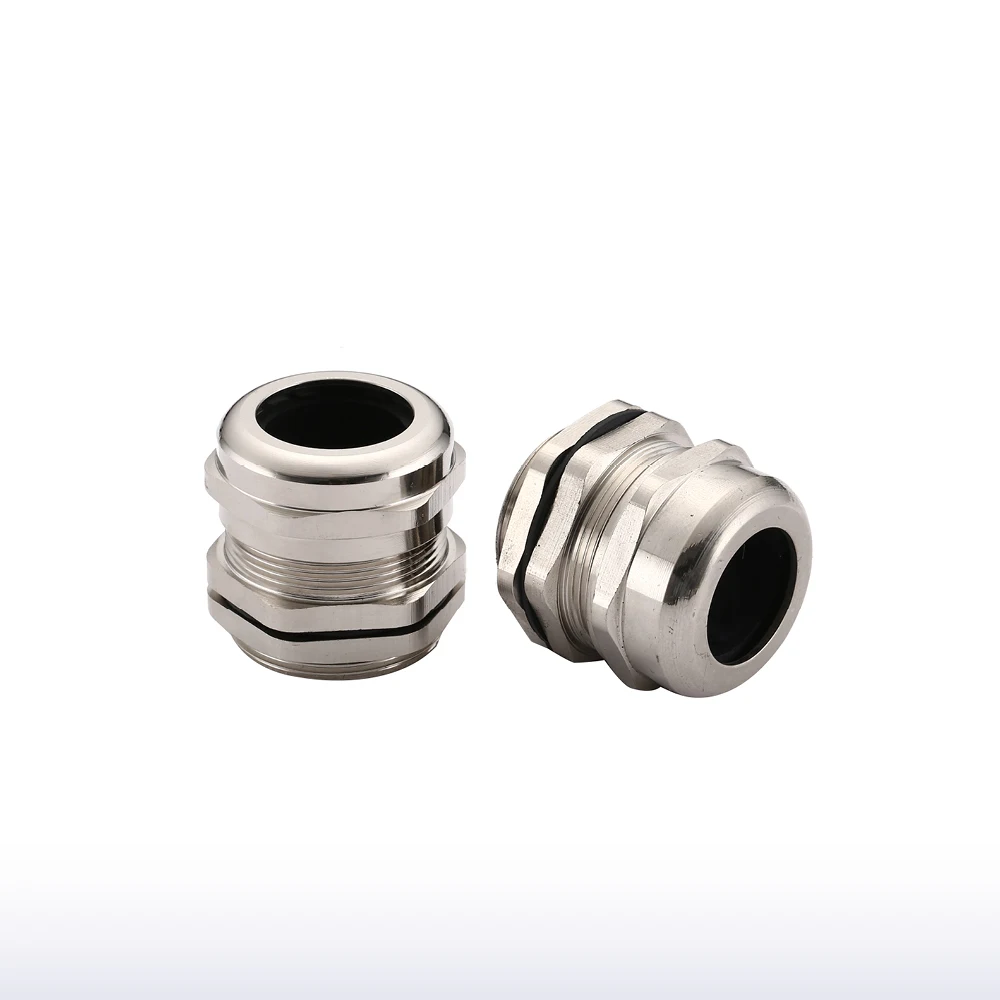 

10PCS Metric M8 M10 M12 M14 M16 M18 M20 M22 M24 M25 Waterproof Nickel Plated Brass Cable Gland Strain Relief