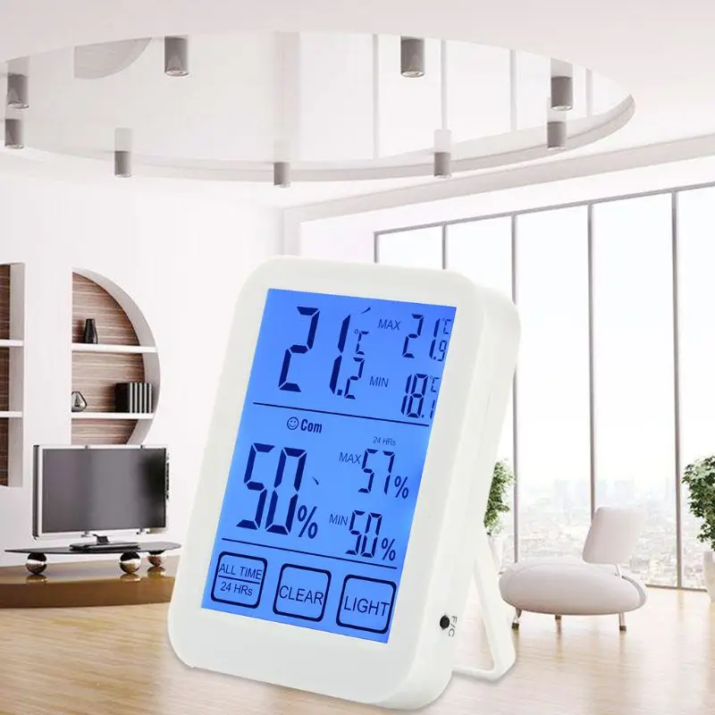 

LCD Display Digital Thermometer Hygrometer Indoor Humidity Monitor and Temperature Gauge