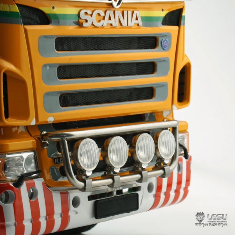 LESU Metal Headlight LED for 1/14 TAMIYA Scania R470 R620 RC Tractor Truck Model DIY Car |