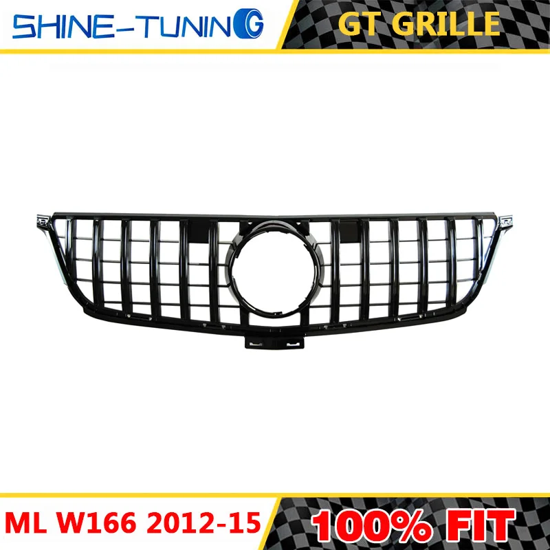 Передняя решетка для ML Class W166 AMG GT R class 2012 15 ML300 ML320 ML350 ml400 ML450 решетка|Гоночные