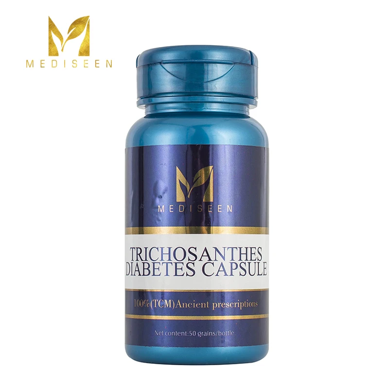 

Mediseen Trichosanthes капсулы от диабета, помогает в Остром и хроническом диабете, способствует расстройству глюкозы и липидов, 50 шт.
