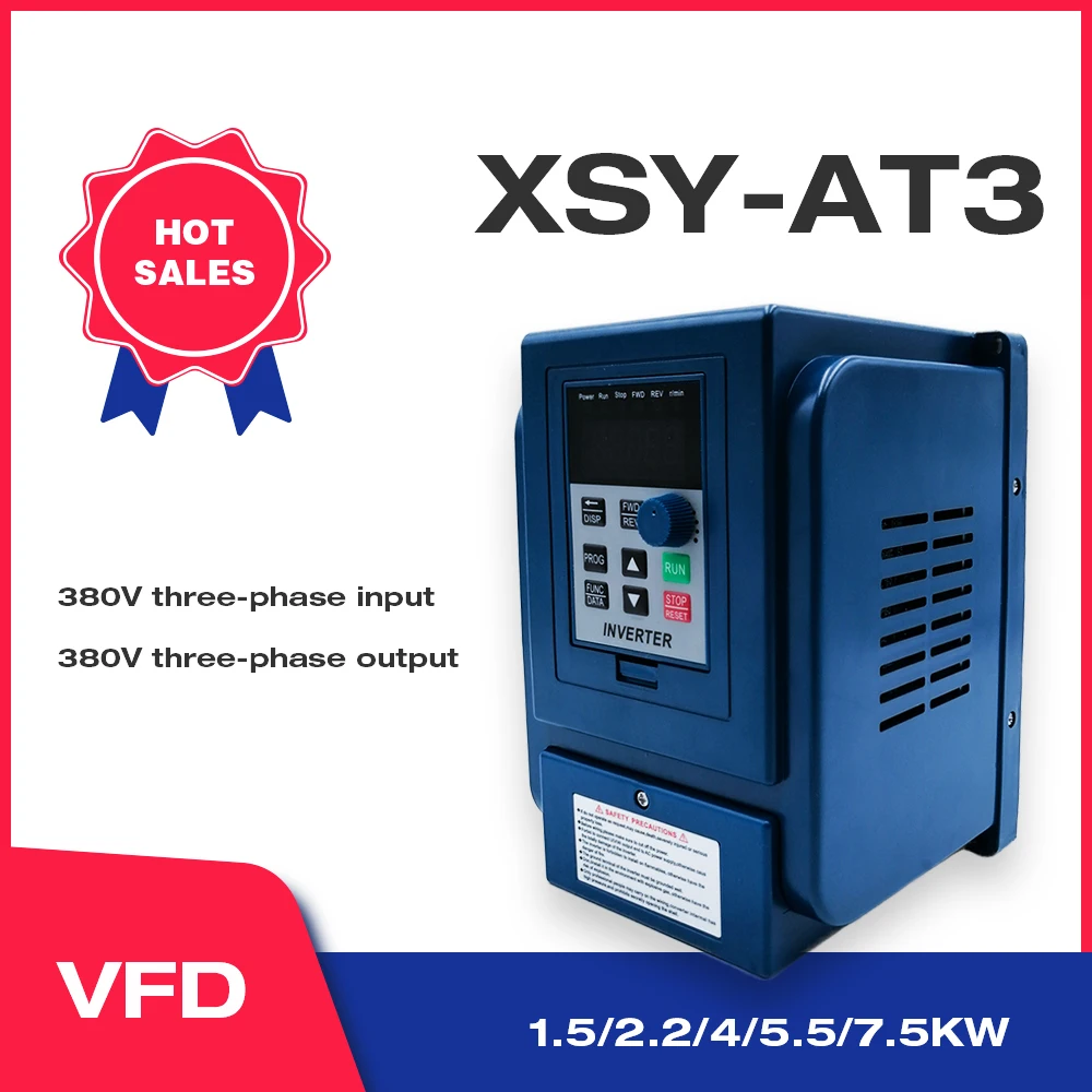 Преобразователь частоты CoolClassic VFD 1 5/2 2 кВт XSY-AT3 3P 380 В выход бесплатная доставка |