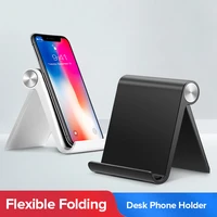 mobile phone holder table desktop stand plastic desk for iphone 11 12 pro samsung s21 xiaomi portable holder universal bracket
