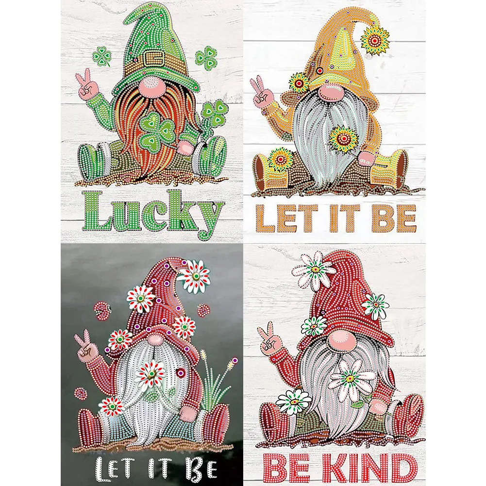 

30x40CM 5D DIY Partial Special Drill Diamond Painting Tiny Old Man Resin Rhinestone Mosaic Wall Art Picture Kit Home Decoration