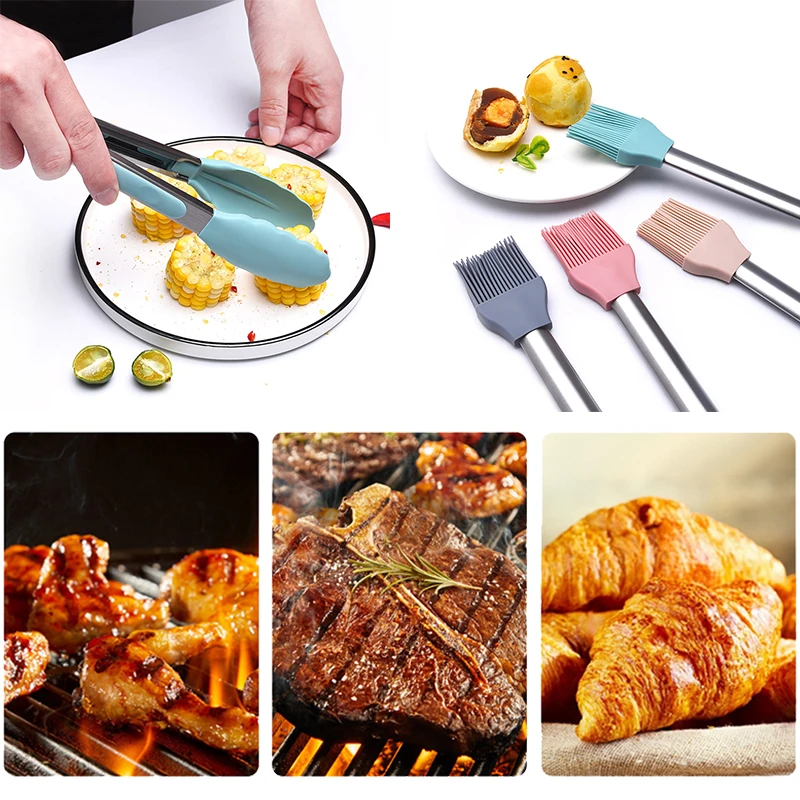 Силиконовая форма для выпечки тортов набор Круглый квадратный тостер хлеб