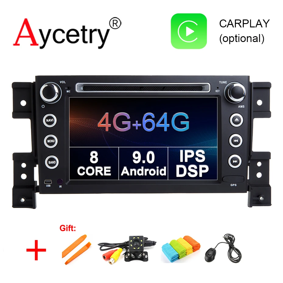 4G 64G 8 ядерный DSP ips 2 Din Android 9,0 автомобильный dvd-плеер gps Аудио для SUZUKI GRAND VITARA 2007-2013 автомобильный радио мультимедиа obd2 dvr