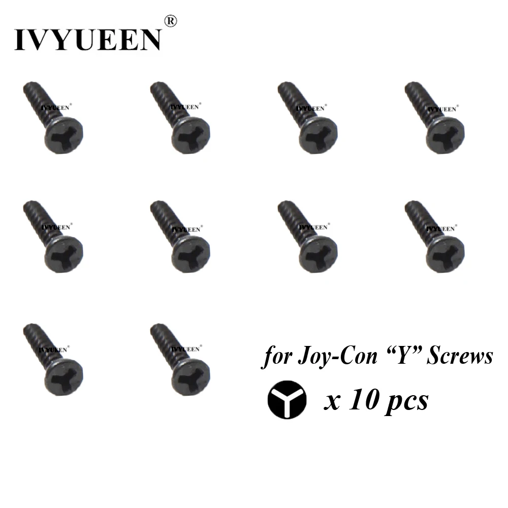 IVYUEEN 10 шт. высококачественные алюминиевые винты для переключателя NS Joy Con Y Tri/Wing