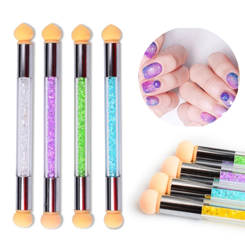 Зубная щетка с двумя головками и градиент кисти Косметическая Кисточка