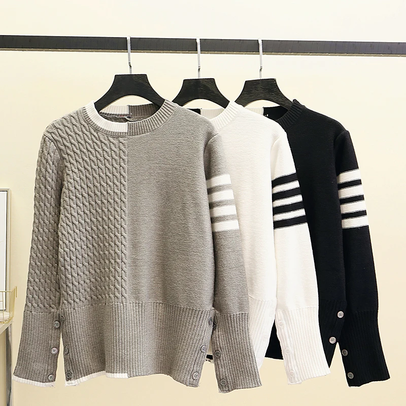 Женский свитер брендовые пуловеры Y2k сезона осень-зима вязаные свитера корейские