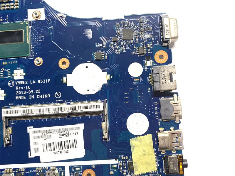 Для Acer aspire E1-572 материнская плата для ноутбука I5-4200U процессор DDR3L HD8670M видеокарта
